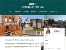 Tablet Screenshot of goldconstruction.org